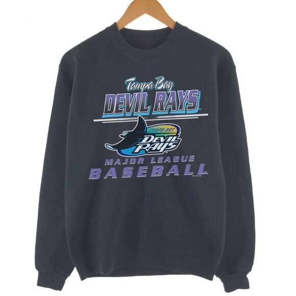 Vintage Tampa Bay Rays Baseball Sweatshirt, Retro MLB Tampa Bay Rays Shirt Tee - Picture 1 of 2